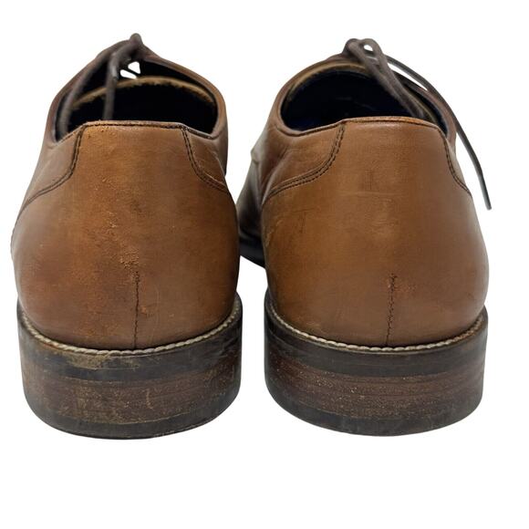 Cole Haan Grand OS Brown Leather Split Toe Oxford Dress Shoes - Picture 4 of 7